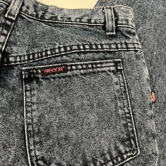 Sasson- vintage, stonewashed, 13, grey blue denim jeans - Picture 6 of 11